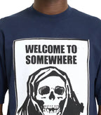 SOMEWHERE Fear City T-Shirt Navy