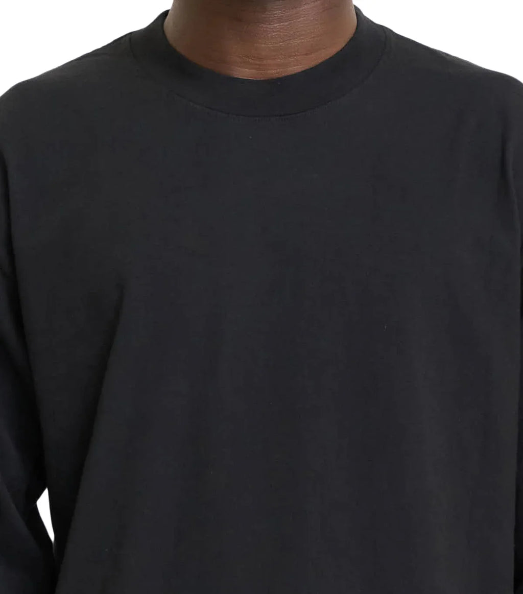 SOMEWHERE Long Sleeve Logo T-Shirt Black