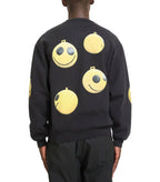 IRAK Face Crewneck Sweatshirt Off Black