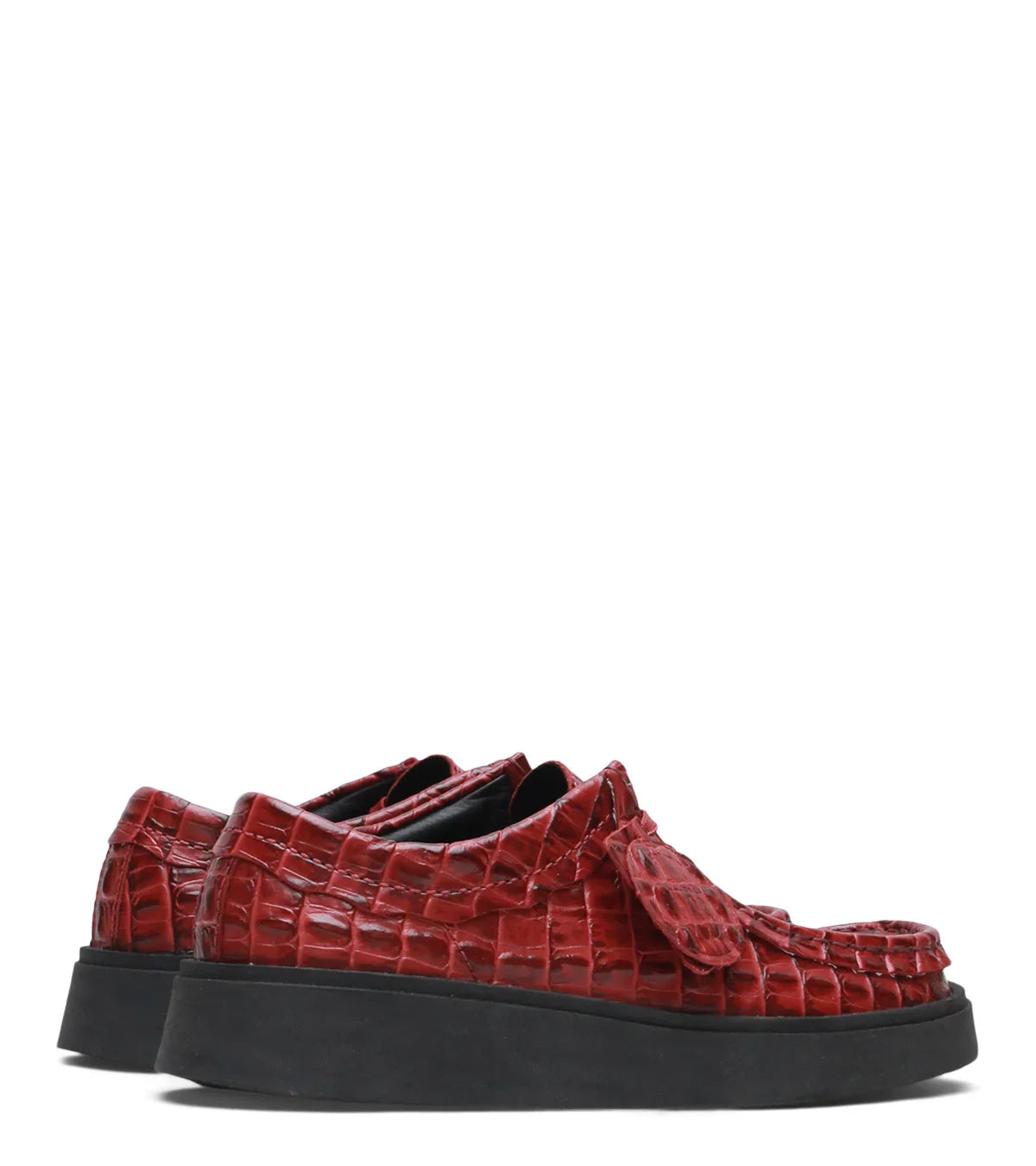Clarks x Martine Rose Cur Torview Burgundy Leather
