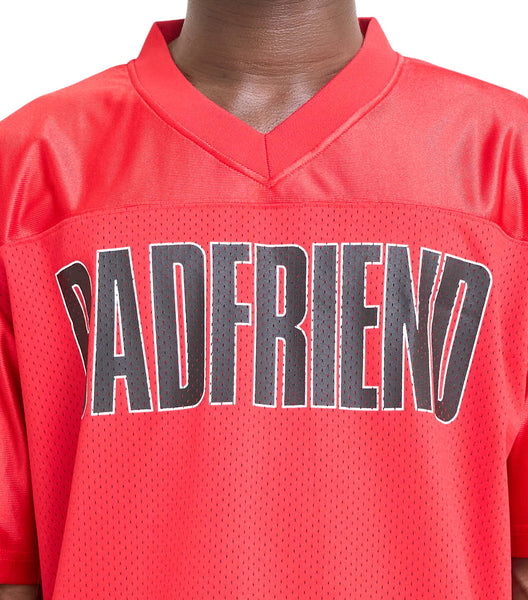 Badfriend Big Logo Football Jersey Red