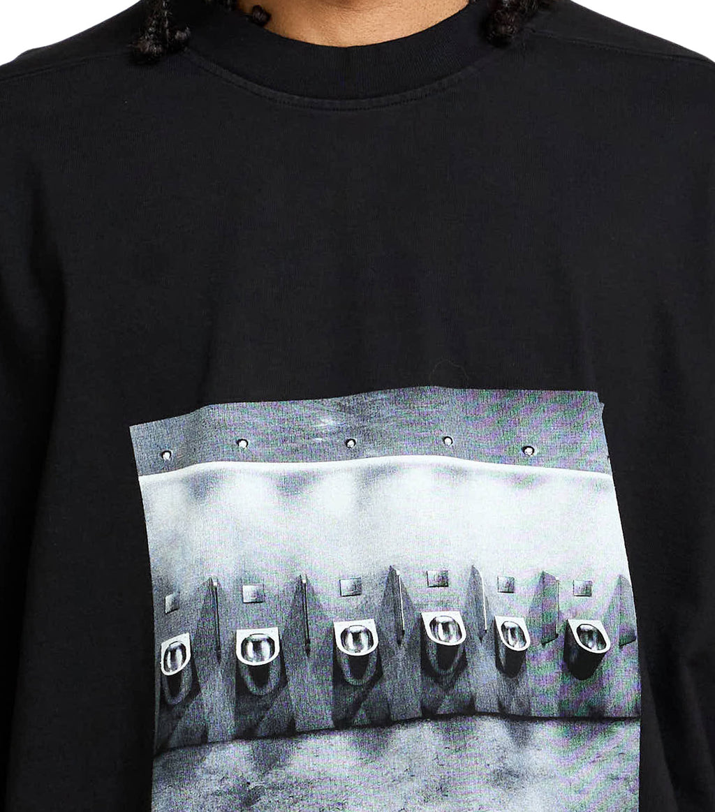 Rick Owens DRKSHDW Hun Crewneck Black Milk