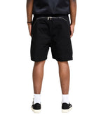 Rick Owens DRKSHDW Shorts Long Boxers Butt Zip Black Black