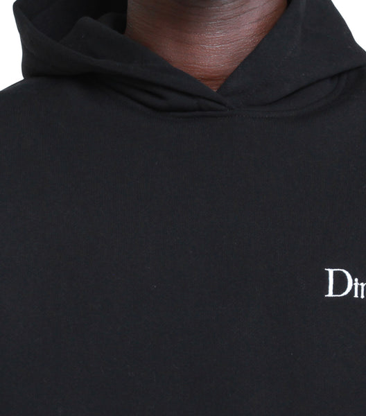 Dime Classic Small Logo Hoodie Black