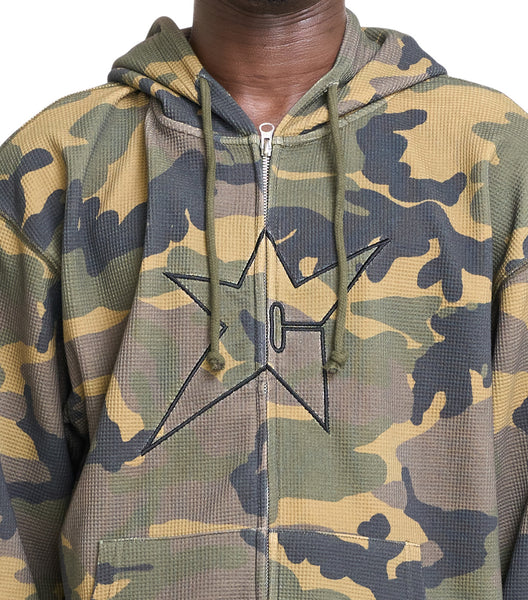 Carpet Company C-Star Thermal Zip Hoodie Camo