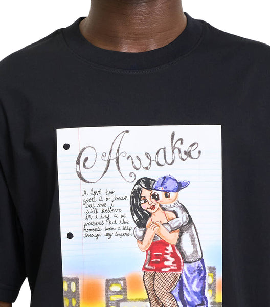 Awake NY Hug T-Shirt Black