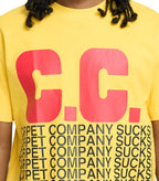 Carpet Company C.C. Sucks T-Shirt Yellow