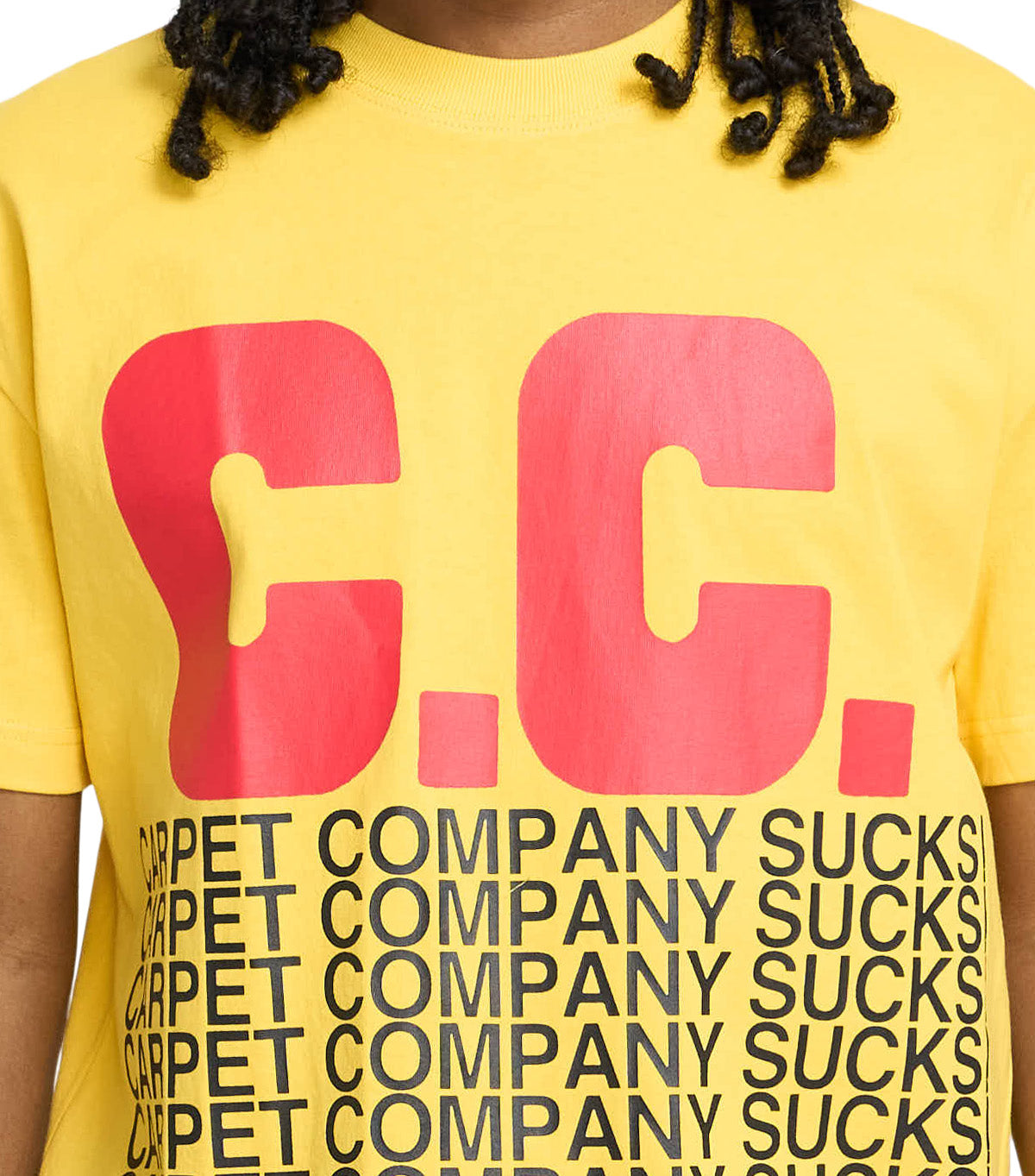 Carpet Company C.C. Sucks T-Shirt Yellow