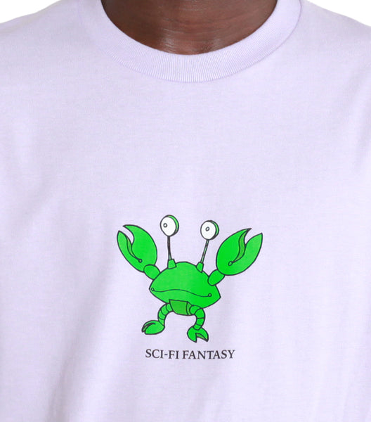 Sci-Fi Fantasy Crab Tee T-Shirt Purple