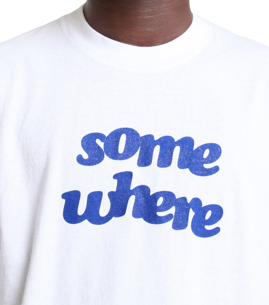 SOMEWHERE Offset T-Shirt White