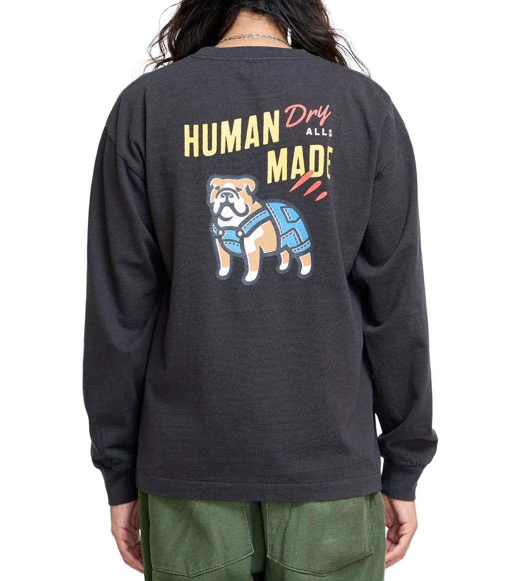 Human Made Bulldog Graphic T-Shirt Black