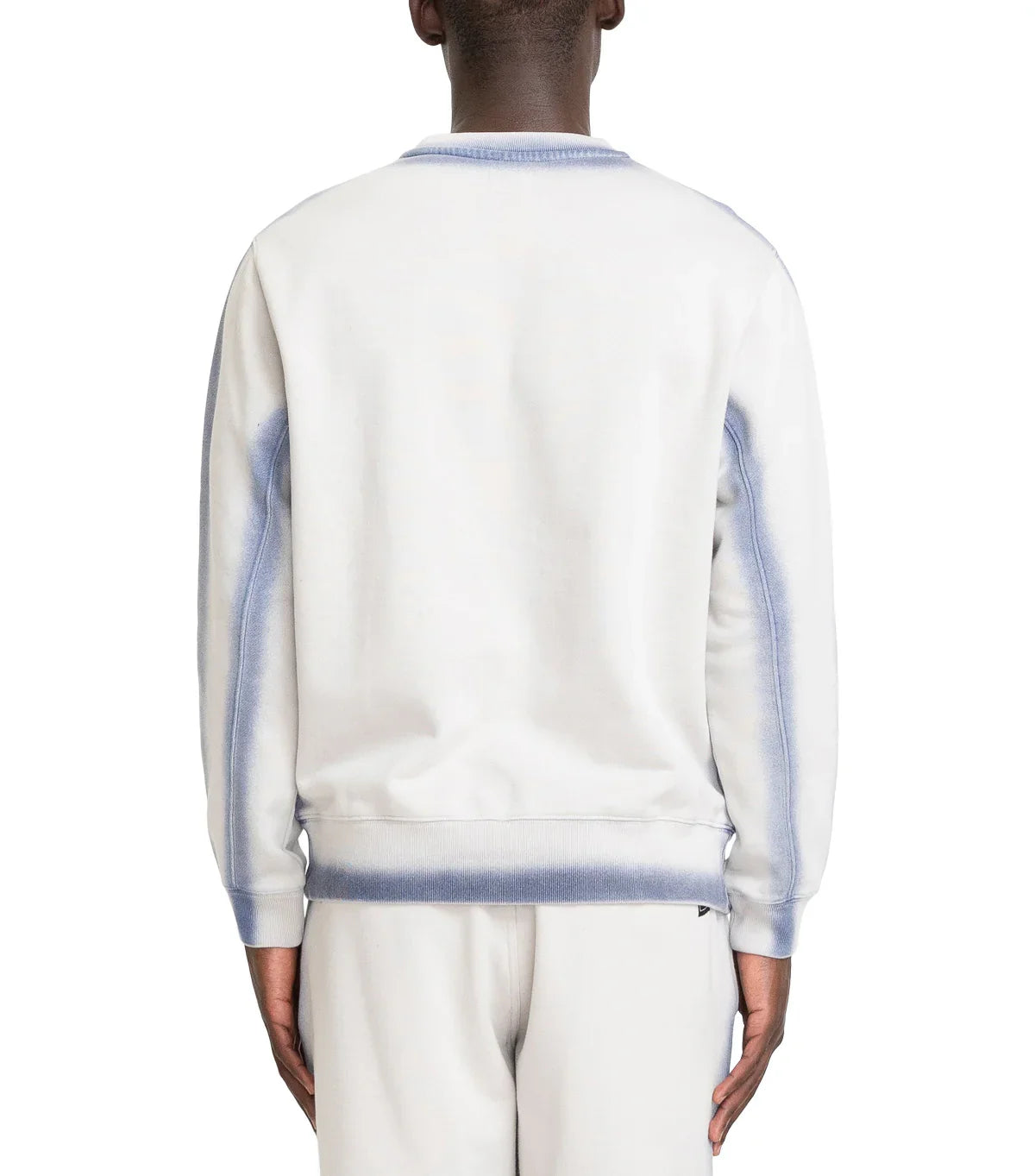 The Trilogy Tapes Overdyed Crew Grey Blue