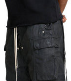 Rick Owens DRKSHDW Shorts In Denim Cargobela Shorts Black