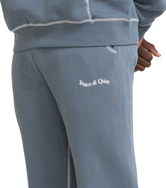 Museum of Peace & Quiet Wordmark Reverse Stitched Sweatpants Slate