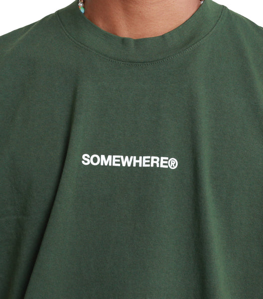 SOMEWHERE Original Logo T-Shirt Olive