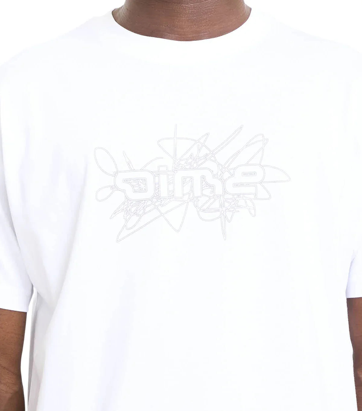 Dime Glyph T-Shirt White