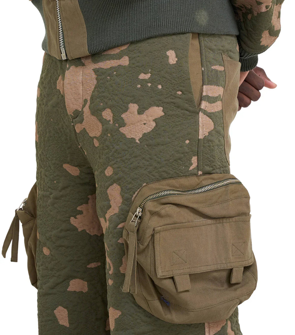 KidSuper 3D Knit Cargo Pants Camo