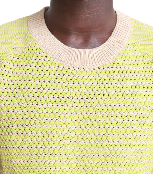 Wales Bonner Unity Vest Lime Beige