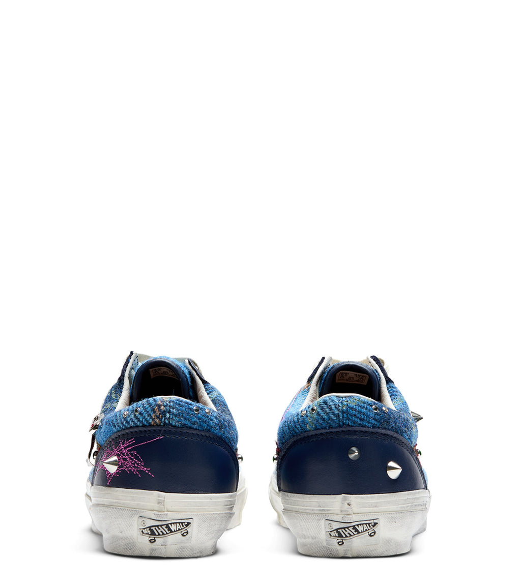 Vans LX Old Skool 36 Harris Tweed Navy