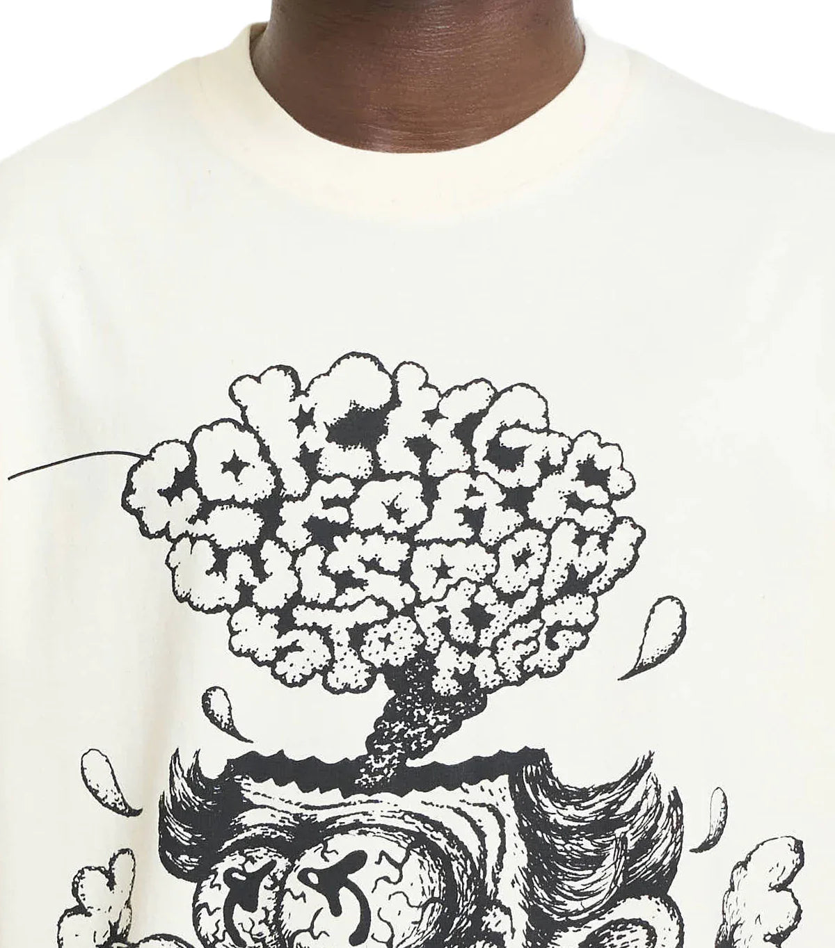 Story MFG Forage Brain T-Shirt Cream