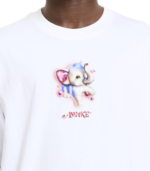 Awake NY Elephant T-Shirt White