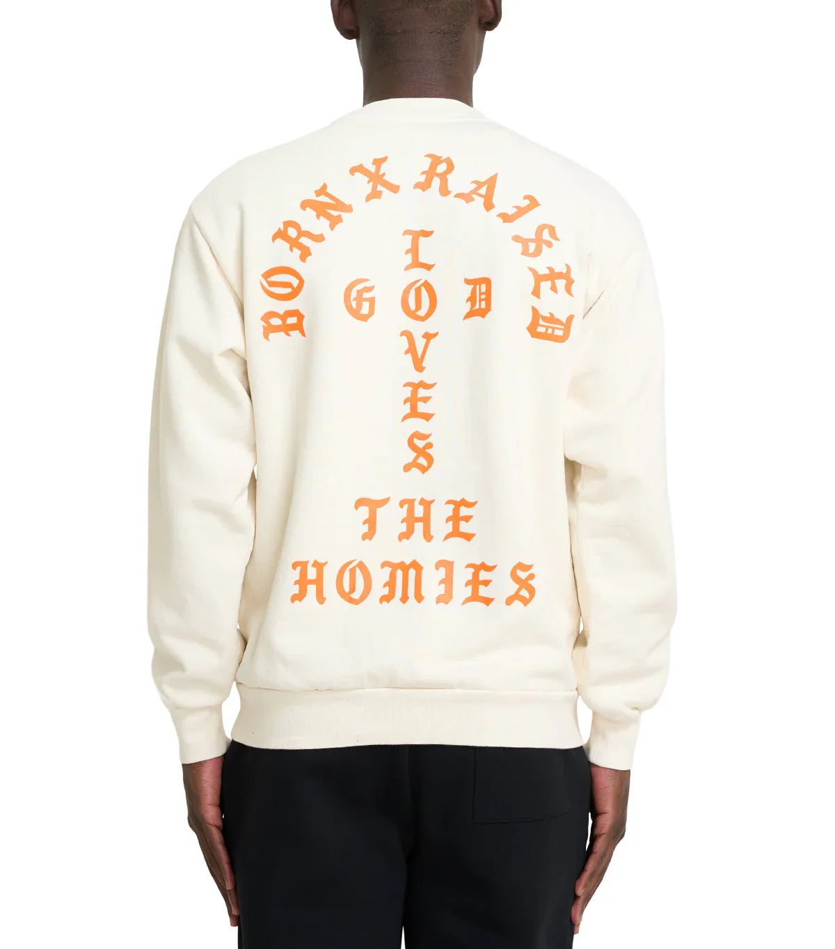 Born x Raised Unconditional Love Crewneck Cream