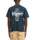 One Of These Days Mustang Cross T-Shirt Washed Black