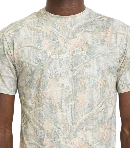 Museum of Peace & Quiet Wordmark Camo T-Shirt Camo