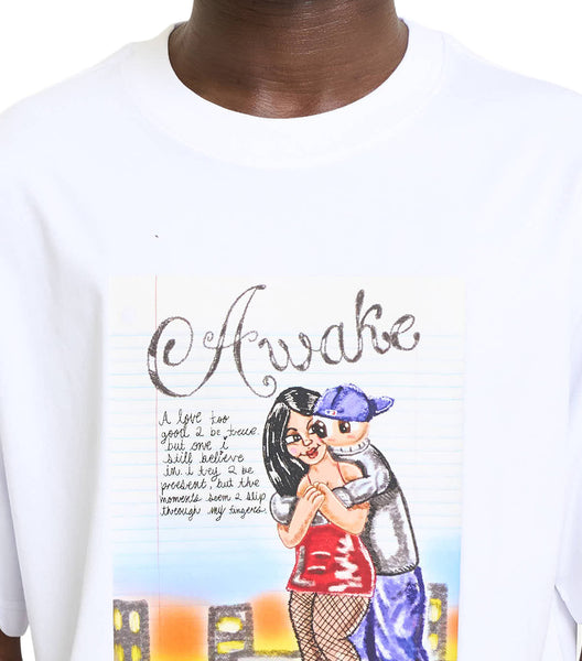 Awake NY Hug T-Shirt White