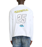 Martine Rose Funnel Neck Long Sleeve White