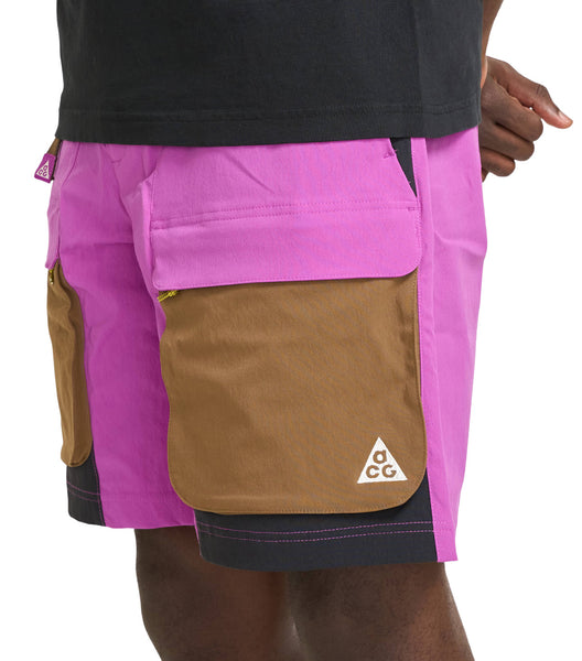 Nike ACG "Smith Summit" Cargo Shorts Purple Brown