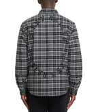 Born x Raised Flannel Shirt Jacket Black