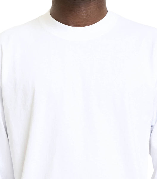SOMEWHERE Long Sleeve Logo T-Shirt White