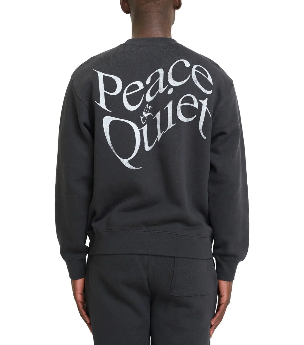 Museum of Peace & Quiet Warped Crewneck Black