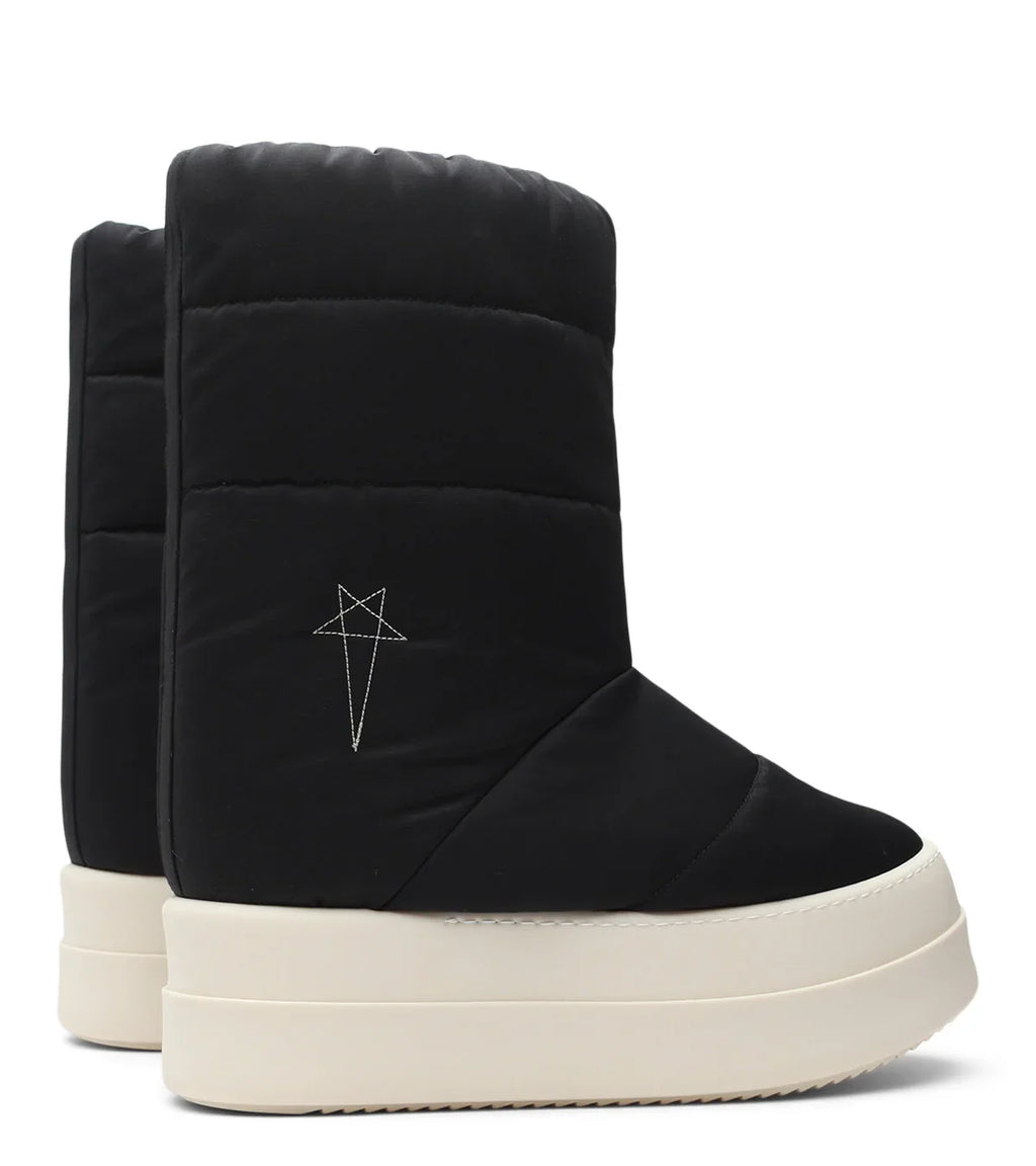 Rick Owens DRKSHDW Stivali Imbottiti Mega Bumper Lunar Black