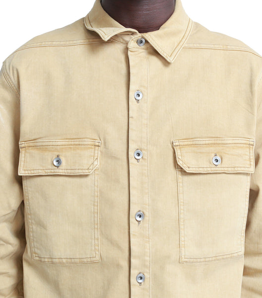 Rick Owens DRKSHDW Jumbo Outershirt Mustard