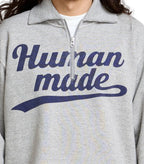 Human Made Half-Zip Sweatshirt Gray