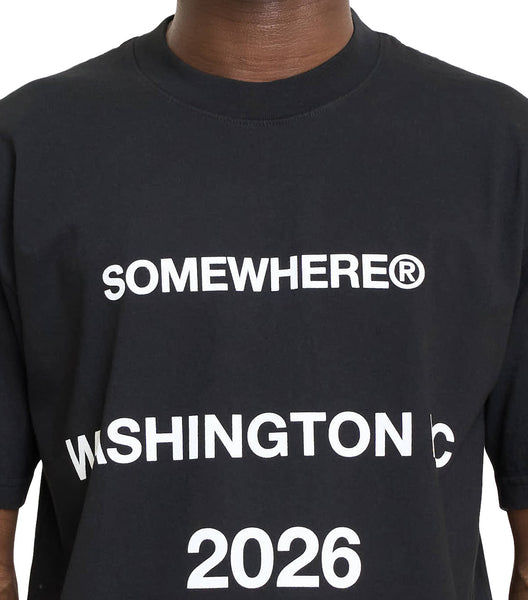SOMEWHERE 2026 T-Shirt Black