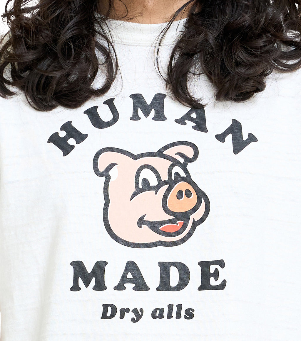 Human Made Graphic T-Shirt Pig White
