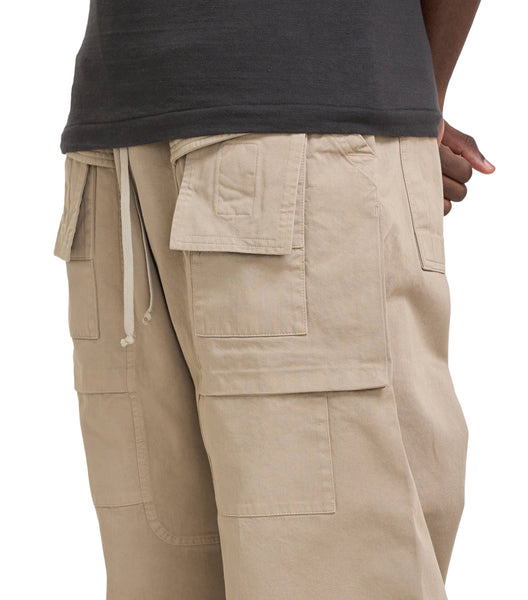 Rick Owens DRKSHDW Creatch Wide Cargo Dirty Pearl
