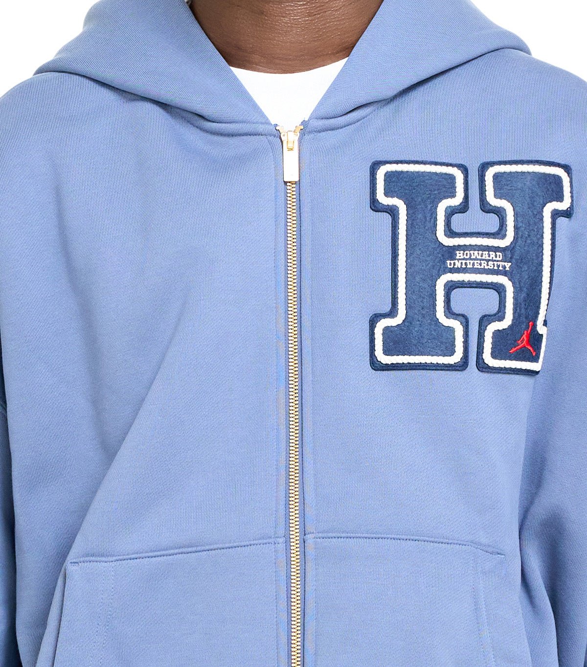 Jordan Flight x Howard University Hoodie Blue - SOMEWHERE