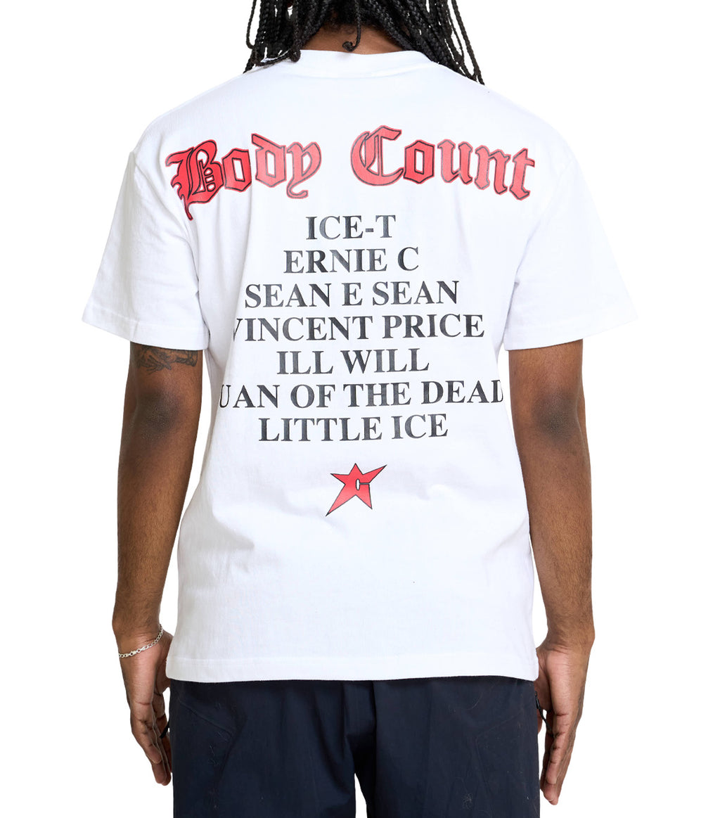 Carpet Company Chalk Outline T-Shirt White