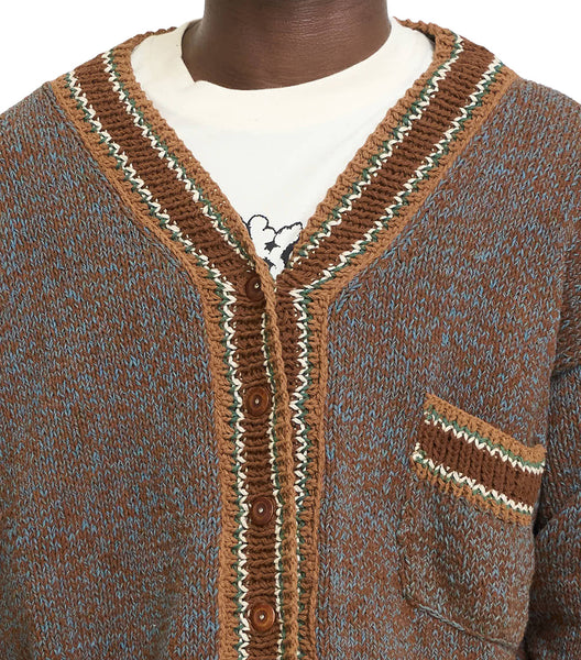 Story MFG Bulb Cardigan Knit Twisted Dusk