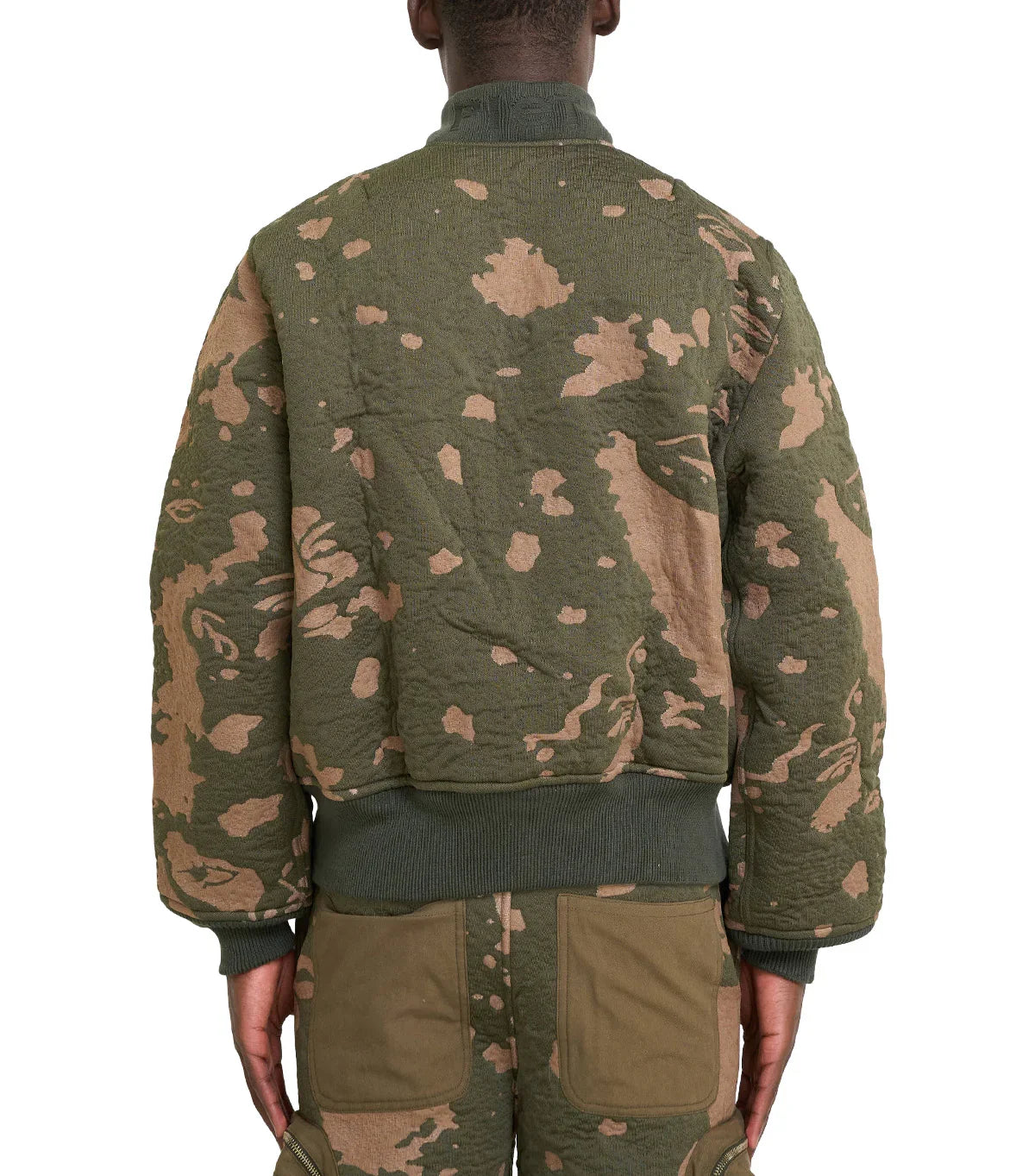KidSuper 3D Knit Bomber Jacket Camo