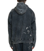 Mihara Yasuhiro Embellished Bleached Hoodie Black