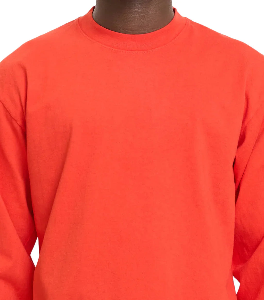 SOMEWHERE Long Sleeve Logo T-Shirt Orange