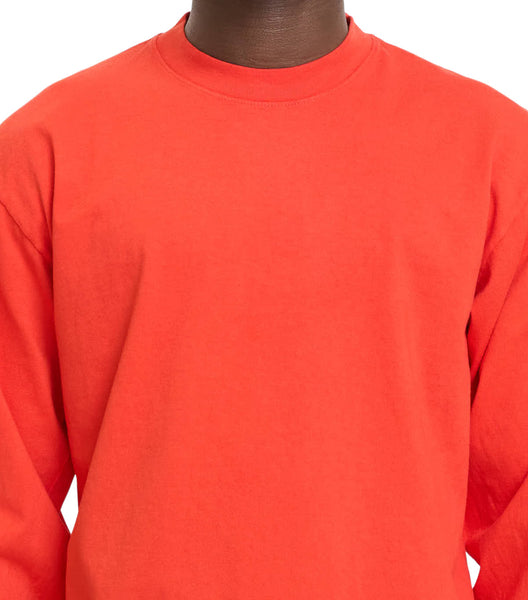 SOMEWHERE Long Sleeve Logo T-Shirt Orange