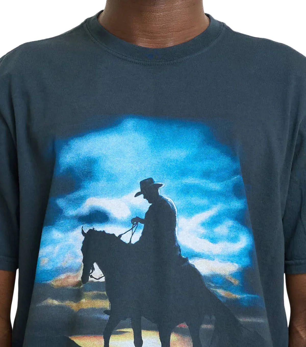 One Of These Days Harvest Moon T-Shirt Washed Black