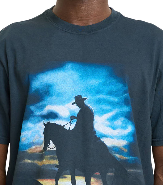 One Of These Days Harvest Moon T-Shirt Washed Black