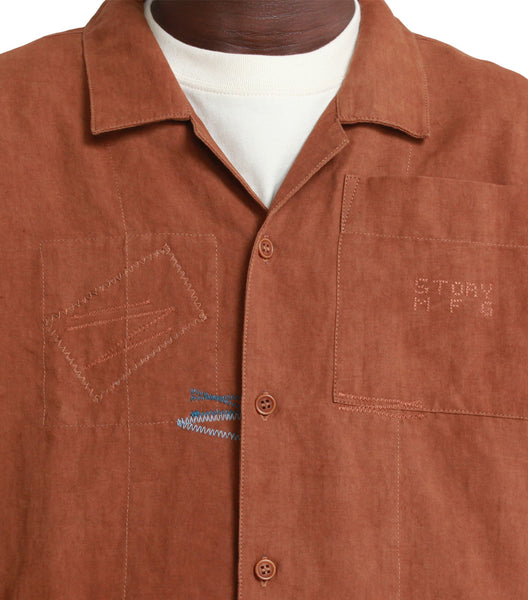 Story MFG Greetings Long Sleeve Shirt Brown